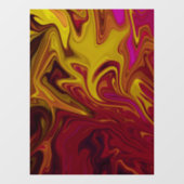 Kleurig abstract schilderij raamsticker (Vel)