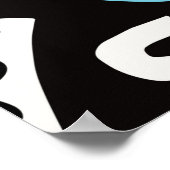  kleurig abstract vormillustratiemotief poster (Hoek)