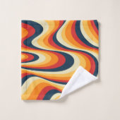 Kleurig abstract vormontwerp bad handdoek (Wasdoekje)