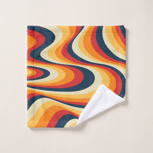 Kleurig abstract vormontwerp bad handdoek (Wasdoekje)