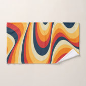 Kleurig abstract vormontwerp bad handdoek (Handdoek)
