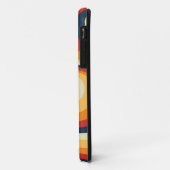 Kleurig abstract vormontwerp Case-Mate iPhone case (Achterkant/links)