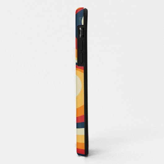Kleurig abstract vormontwerp Case-Mate iPhone case (Achterkant/links)