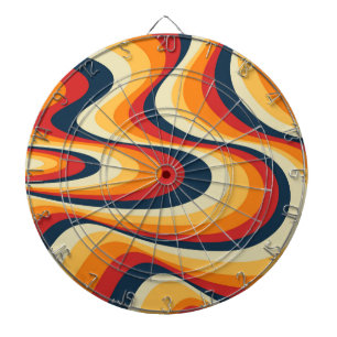Kleurig abstract vormontwerp dartbord