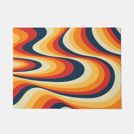Kleurig abstract vormontwerp deurmat (Voorkant)