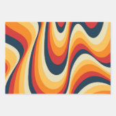 Kleurig abstract vormontwerp inpakpapier vel (Voorkant 3)