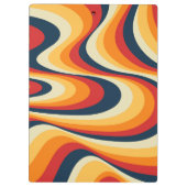 Kleurig abstract vormontwerp klembord (Achterkant)