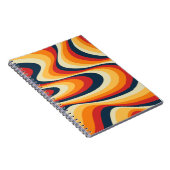 Kleurig abstract vormontwerp notitieboek (Rechterzijde)