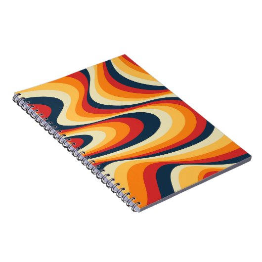 Kleurig abstract vormontwerp notitieboek (Rechterzijde)