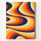 Kleurig abstract vormontwerp notitieboek (Achterkant)