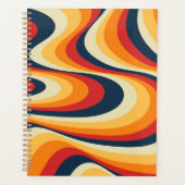 Kleurig abstract vormontwerp planner (Voorkant)