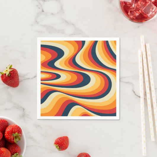 Kleurig abstract vormontwerp servet (Insitu)