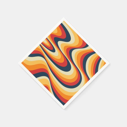 Kleurig abstract vormontwerp servet (Hoek)