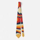 Kleurig abstract vormontwerp stropdas (Voorkant)