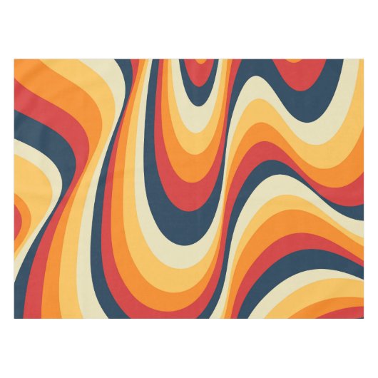 Kleurig abstract vormontwerp tafelkleed (Voorkant (Horizontaal))