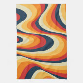 Kleurig abstract vormontwerp theedoek (Verticaal)