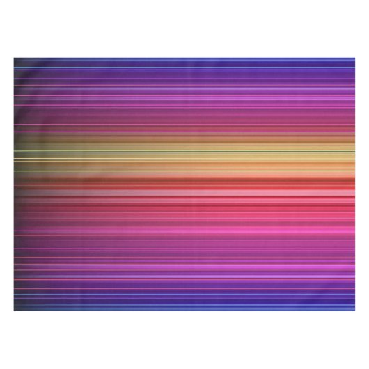 Kleurig Acrylvormig verticaal regenboogpatroon | Tafelkleed (Voorkant (Horizontaal))