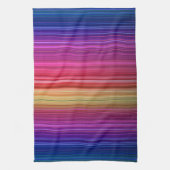 Kleurig Acrylvormig verticaal regenboogpatroon | Theedoek (Verticaal)