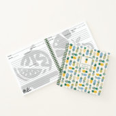 Kleurig anananas, aangepast recept Notitieboek (Binnen)