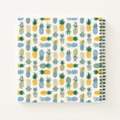 Kleurig anananas, aangepast recept Notitieboek (Achterkant)