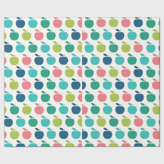 Kleurig Apple Wrapping Paper Cadeaupapier