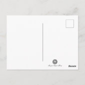 Kleurig Art Nouveau Grafisch Design, Flowers Briefkaart (Achterkant)