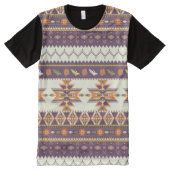 Kleurig aztec-patroon All-Over-Print t-shirt (Voorkant)