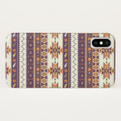 Kleurig aztec-patroon Case-Mate iPhone case (Achterkant (horizontaal))