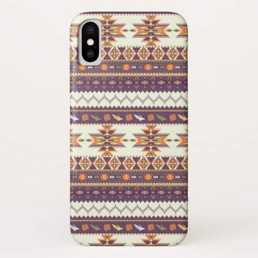 Kleurig aztec-patroon Case-Mate iPhone case (Achterkant)