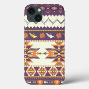Kleurig aztec-patroon iPhone 13 hoesje