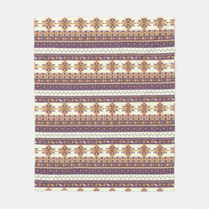 Kleurig aztec-patroon fleece deken