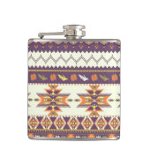 Kleurig aztec-patroon heupfles (Voorkant)
