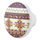 Kleurig aztec-patroon keramische knop (Rechts)