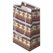 Kleurig aztec-patroon klein cadeauzakje (Voorkant Gekanteld)