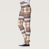 Kleurig aztec-patroon leggings (Links)