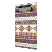 Kleurig aztec-patroon mini klembord (Angled2)