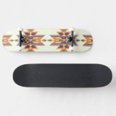 Kleurig aztec-patroon persoonlijk skateboard (Horizontaal)