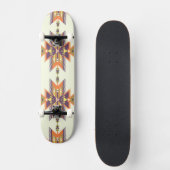Kleurig aztec-patroon persoonlijk skateboard (Voorkant)