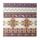 Kleurig aztec-patroon tegeltje (Voorkant)