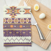 Kleurig aztec-patroon theedoek (Quarter Fold)