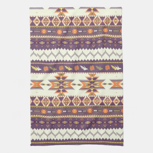 Kleurig aztec-patroon theedoek (Verticaal)