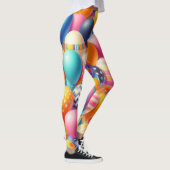 Kleurig ballonpatroon leggings (Rechts)