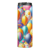 Kleurig ballonpatroon thermosbeker (Achterkant)