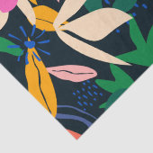 Kleurig bladpatroon, levendig tissuepapier (Detail)