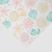 Kleurig bloembladpatroon Tissue Paper Tissuepapier (Detail)