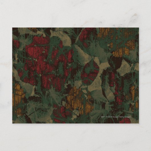 Kleurig bloemenkruitpatroon briefkaart (Voorkant)