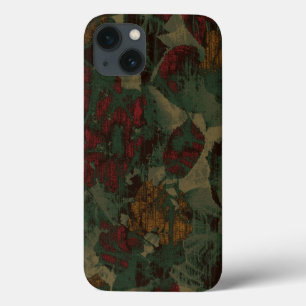 Kleurig bloemenkruitpatroon iPhone 13 hoesje