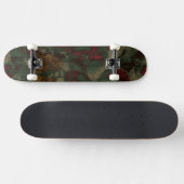 Kleurig bloemenkruitpatroon skateboard (Horizontaal)
