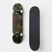 Kleurig bloemenkruitpatroon skateboard (Voorkant)