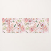 Kleurig  bloementatroon yoga mat (Achterkant (horizontaal))